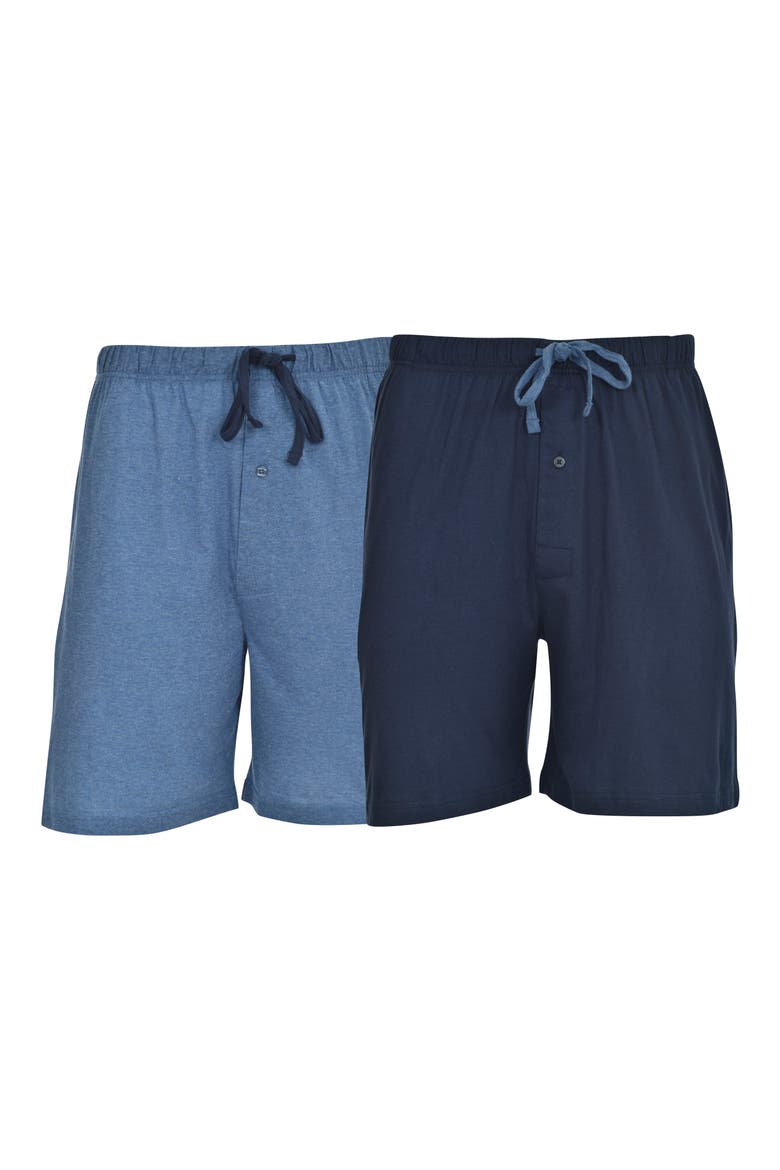 2-Pack Sleep Shorts, Alternate, color, BLUE/ NAVY