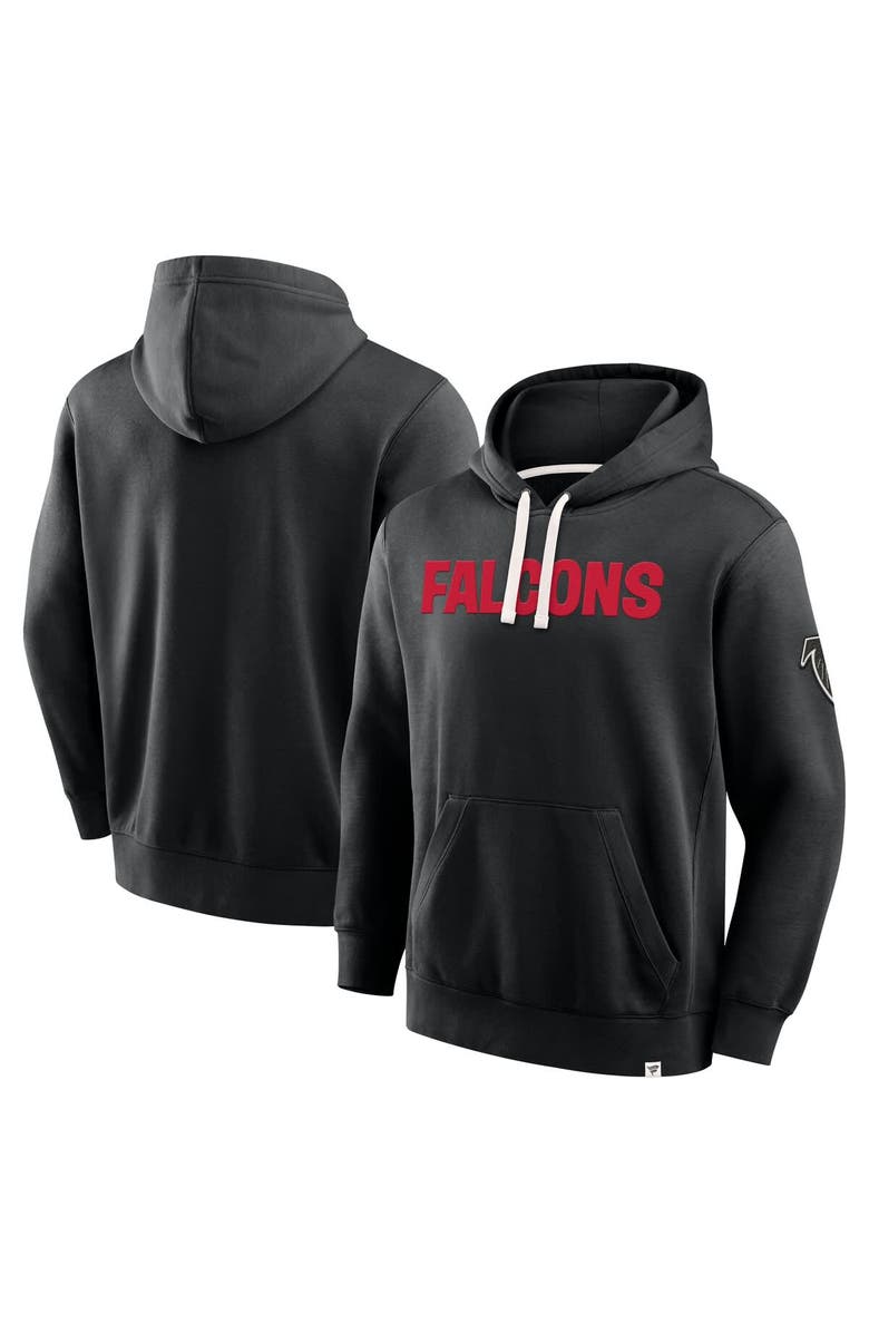 FANATICS Men's Fanatics Black Atlanta Falcons New Horizons Heritage Pullover Hoodie, Alternate, color, Black