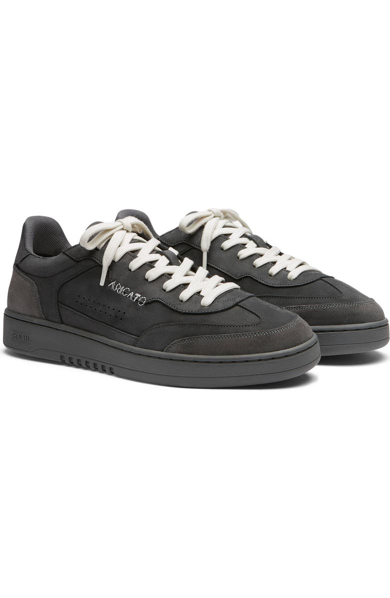 Axel Arigato Dice T-Toe Leather Sneaker, Alternate, color, Off Black/Off Black