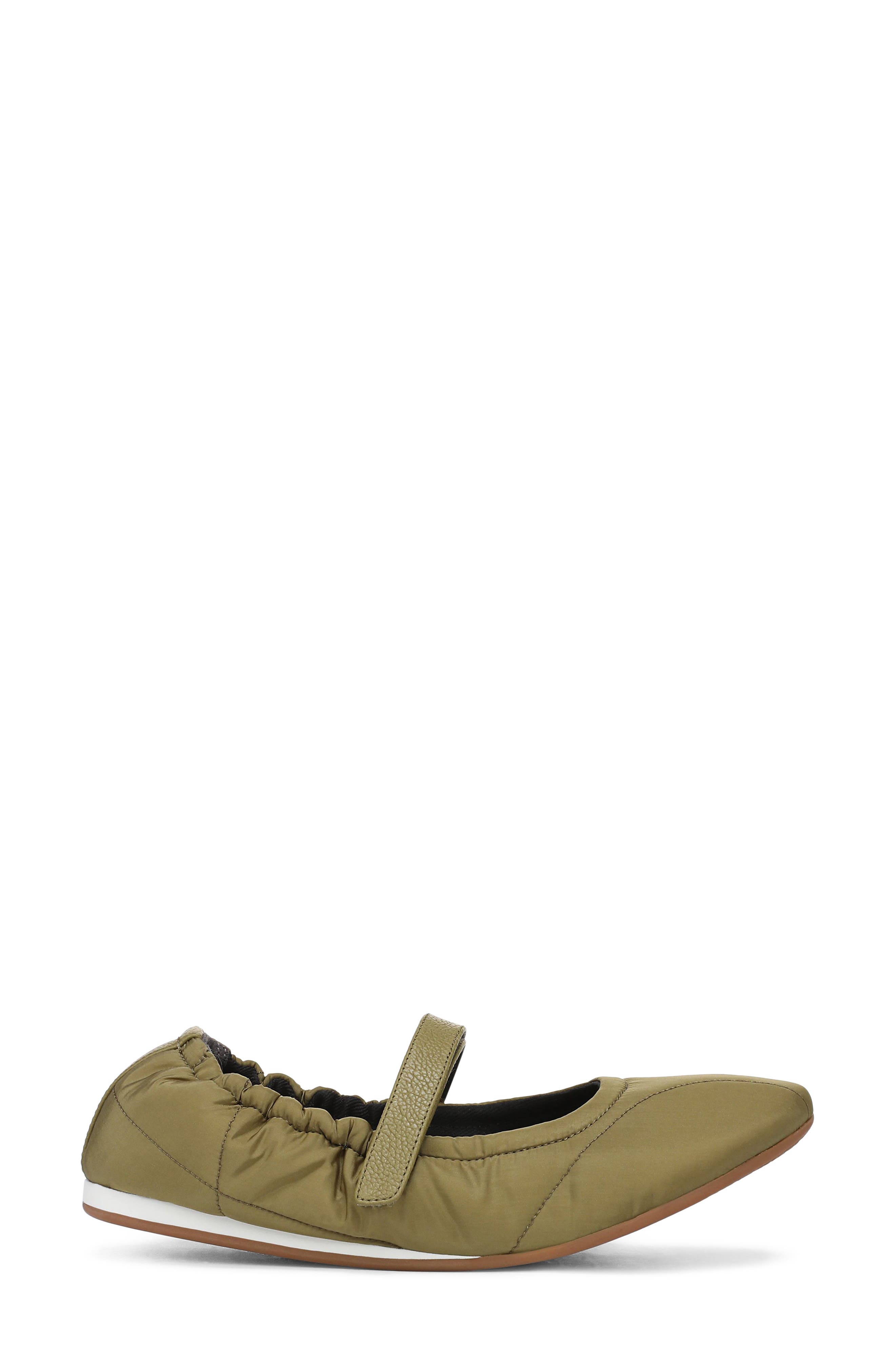 Emilia Ballet Flat, Alternate, color, MOSS GREEN