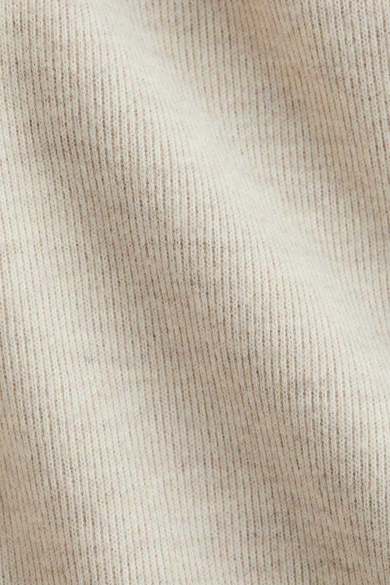 Loose-fit Fine-knit Top, Alternate, color, Light beige melange