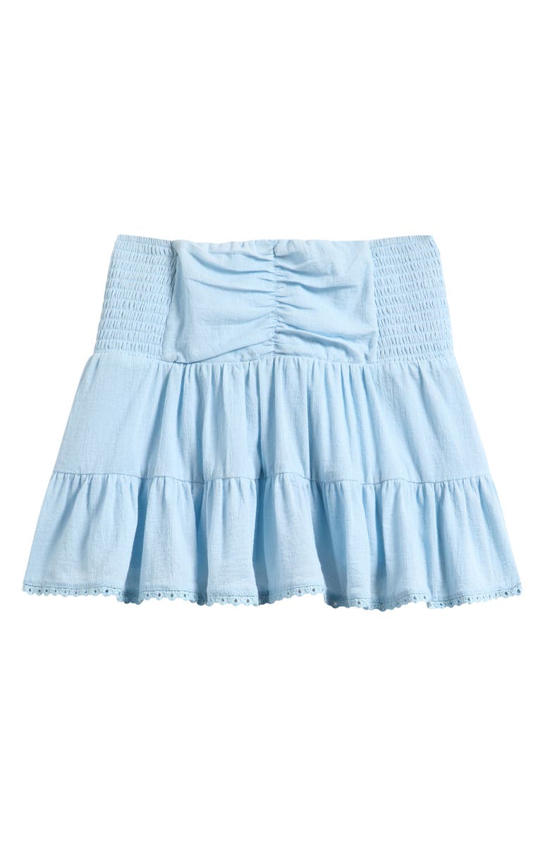 TENLY Kids' Smocked Waist Cotton Peasant Skirt, Main, color, Saltwater Taffy