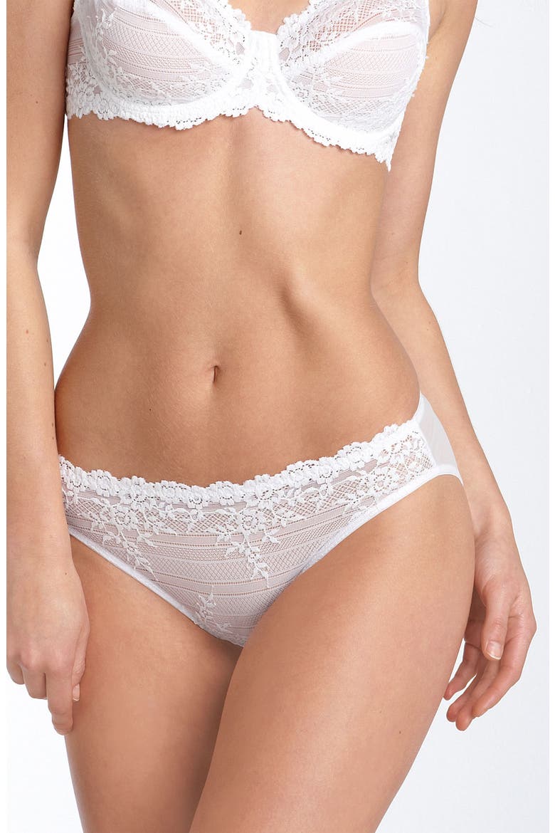 Embrace Lace® Bikini, Main, color, DELICIOUS WHITE