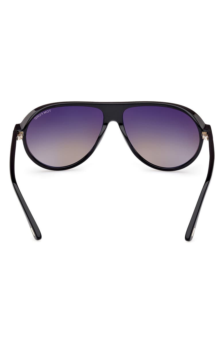TOM FORD Marcus 60mm Gradient Pilot Sunglasses, Alternate, color,