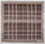 Acne Studios Volta Check Organic Silk Square Scarf