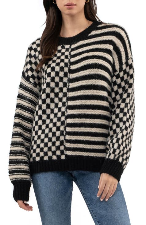 Mixed Pullover Sweater