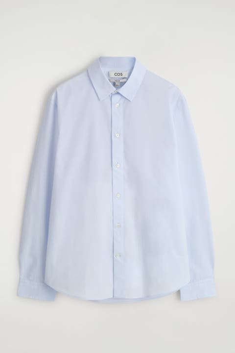 Relaxed Pima Cotton Poplin Shirt