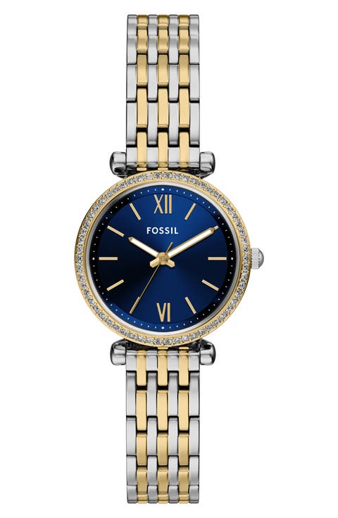 Carlie Two-Tone Bracelet Watch, 28mm