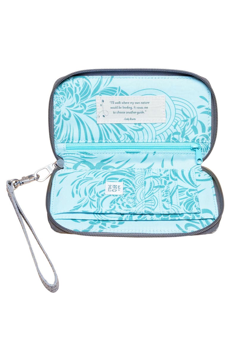 HAIKU Intrepid RFID Blocking Wristlet, Alternate, color, Gray Poplar