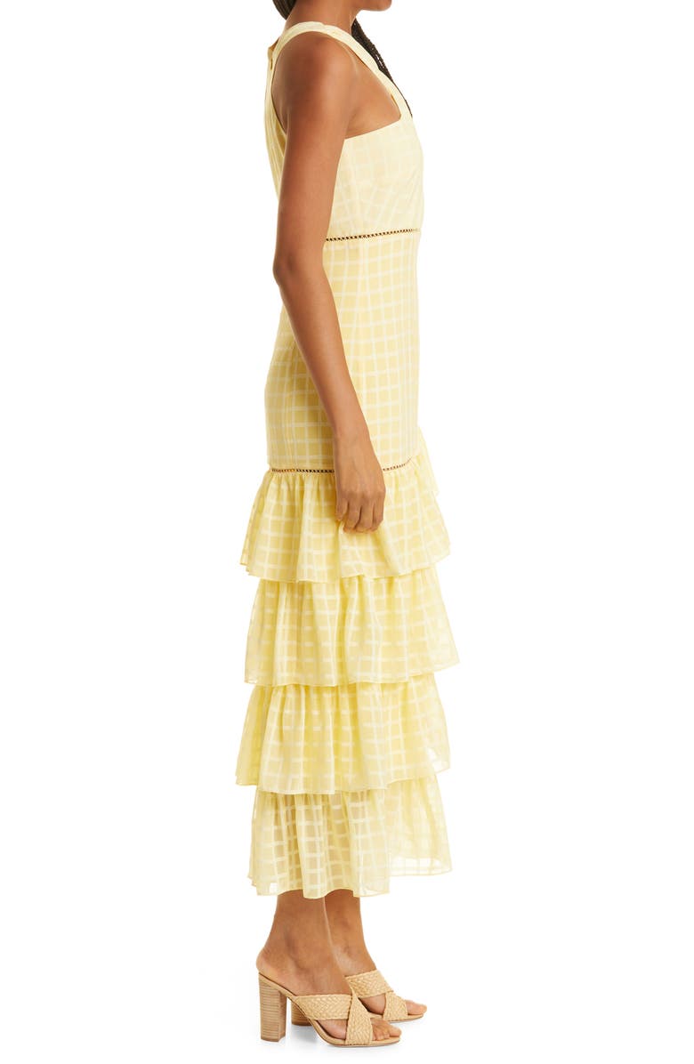LIKELY LIKLEY Reni Tiered Midi dress, Alternate, color,