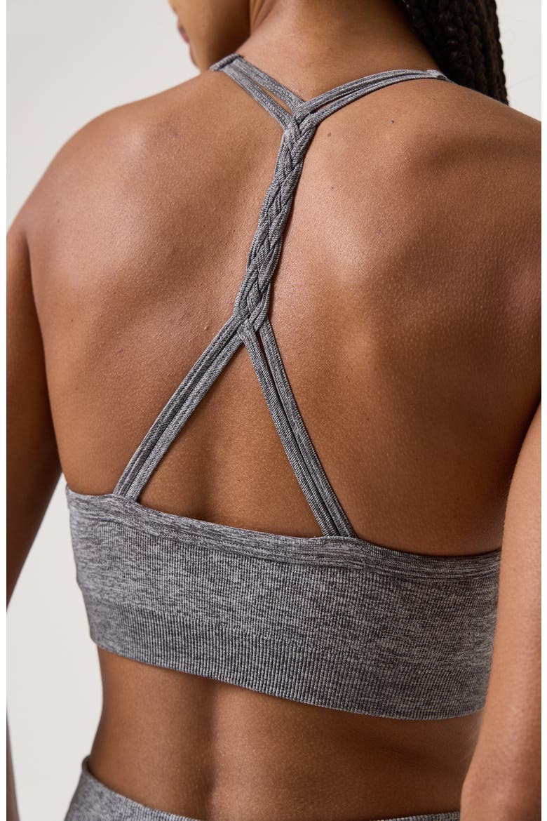 Cassidy Performance Bra Top, Alternate, color, CHARCOAL HEATHER GREY