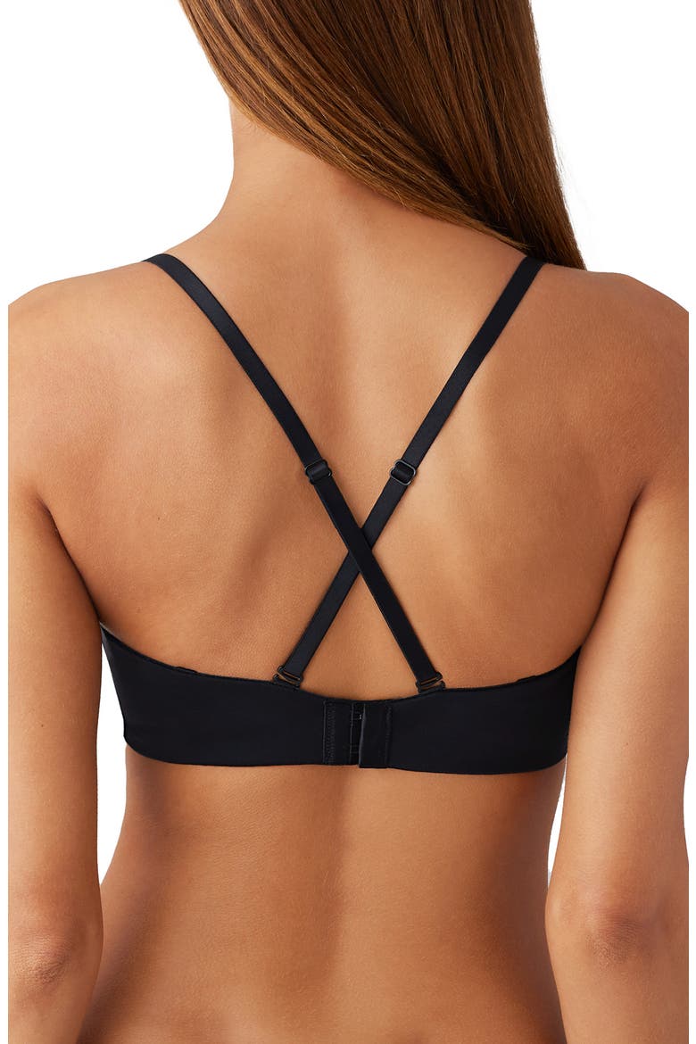Future Foundation Underwire Strapless Push-Up Bra, Alternate, color, NIGHT