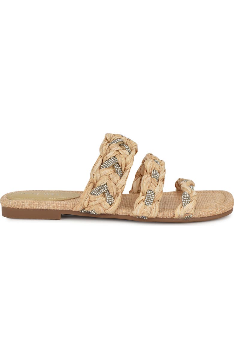 Nine West Qazz Braided Strap Sandal, Alternate, color,