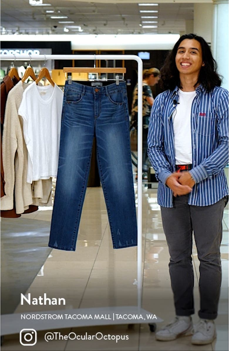 'Ab'Solution Straight Leg Jeans, sales video thumbnail