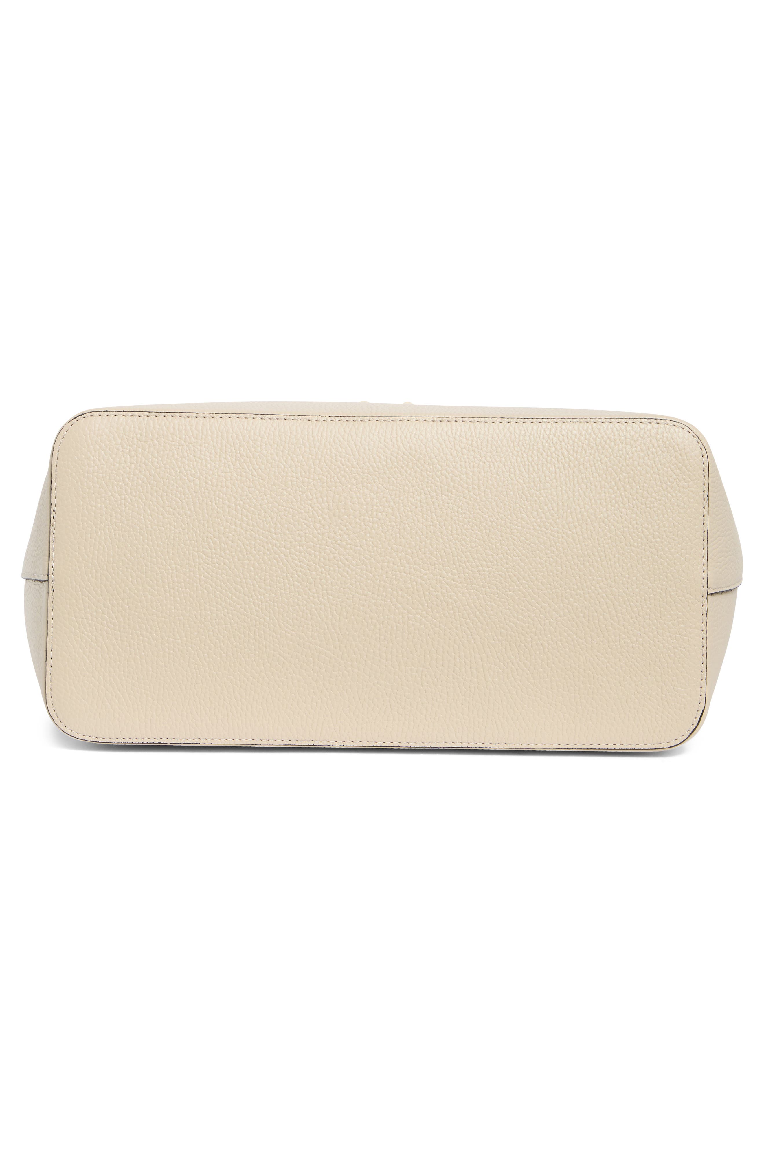 VALENTINO BY MARIO VALENTINO Soho Medallion Leather Tote, Alternate, color, Milk