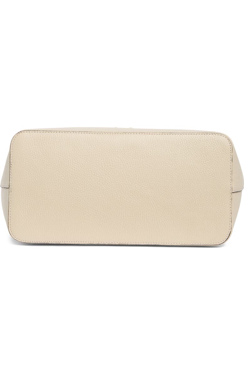 VALENTINO BY MARIO VALENTINO Soho Medallion Leather Tote, Alternate, color, Milk