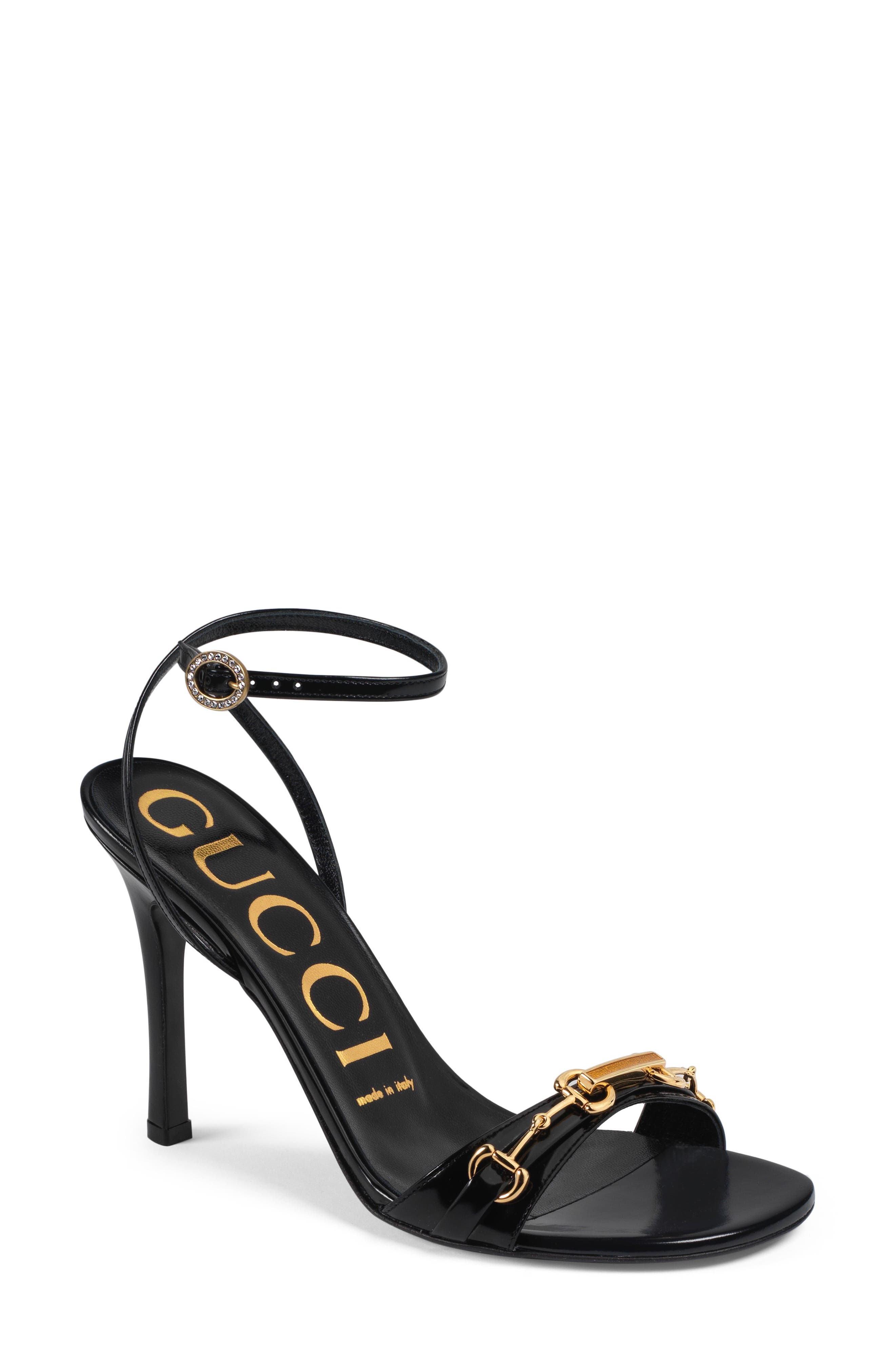 Gucci Moorea Horsebit Strappy Sandal, Main, color, 