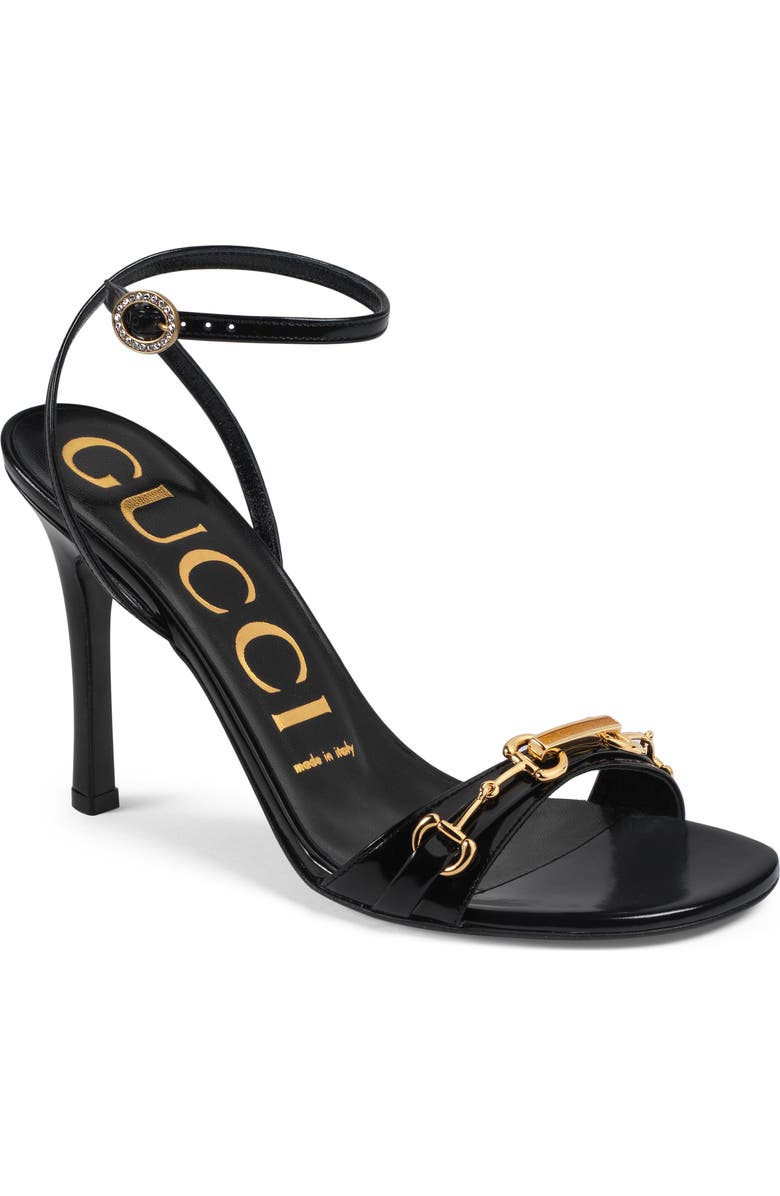 Gucci Moorea Horsebit Strappy Sandal, Main, color,