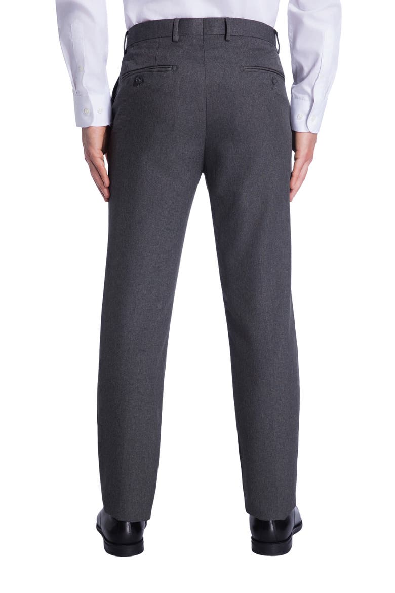 Modern Fit Sharkskin Pants, Alternate, color, CHARCOAL