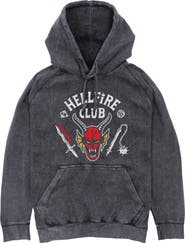 Stranger Things Men's Hellfire Club Costume Lightweight Hoodie