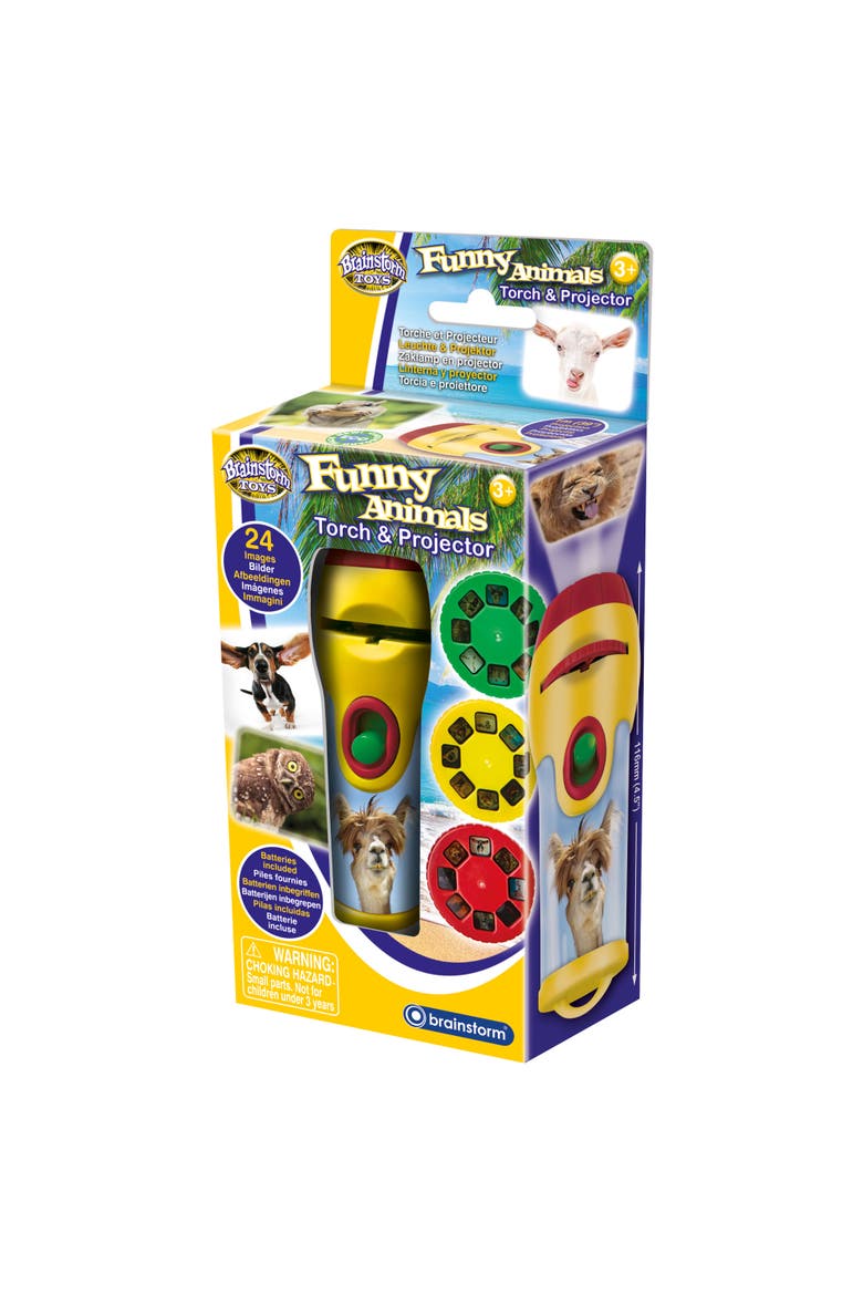 Funny Animals Torch and Projector, Main, color, Multicolored