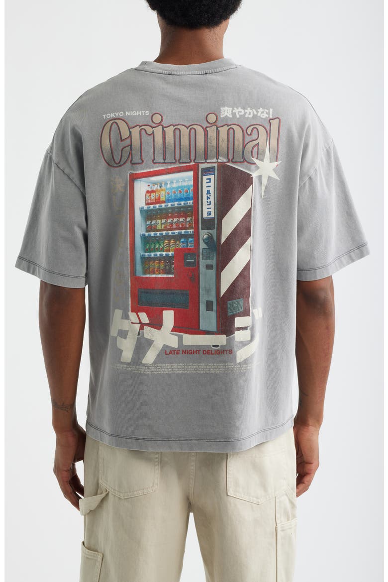 Vending Graphic T-Shirt, Alternate, color, WASHED GREY
