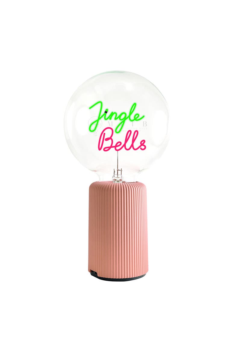 Jingle Bells Portable Table Lamp, Main, color, Pink