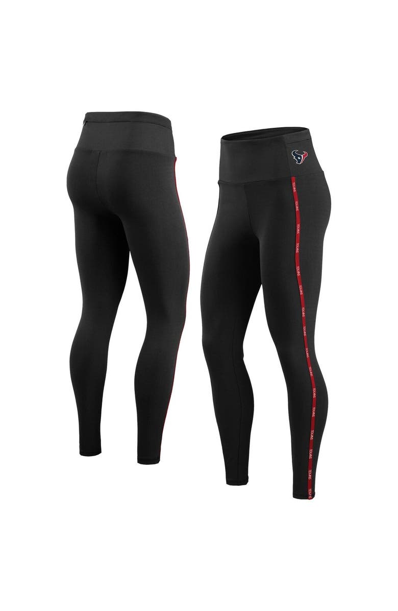 WEAR by Erin Andrews Women's WEAR by Erin Andrews Black Houston Texans Full-Length Leggings, Alternate, color,