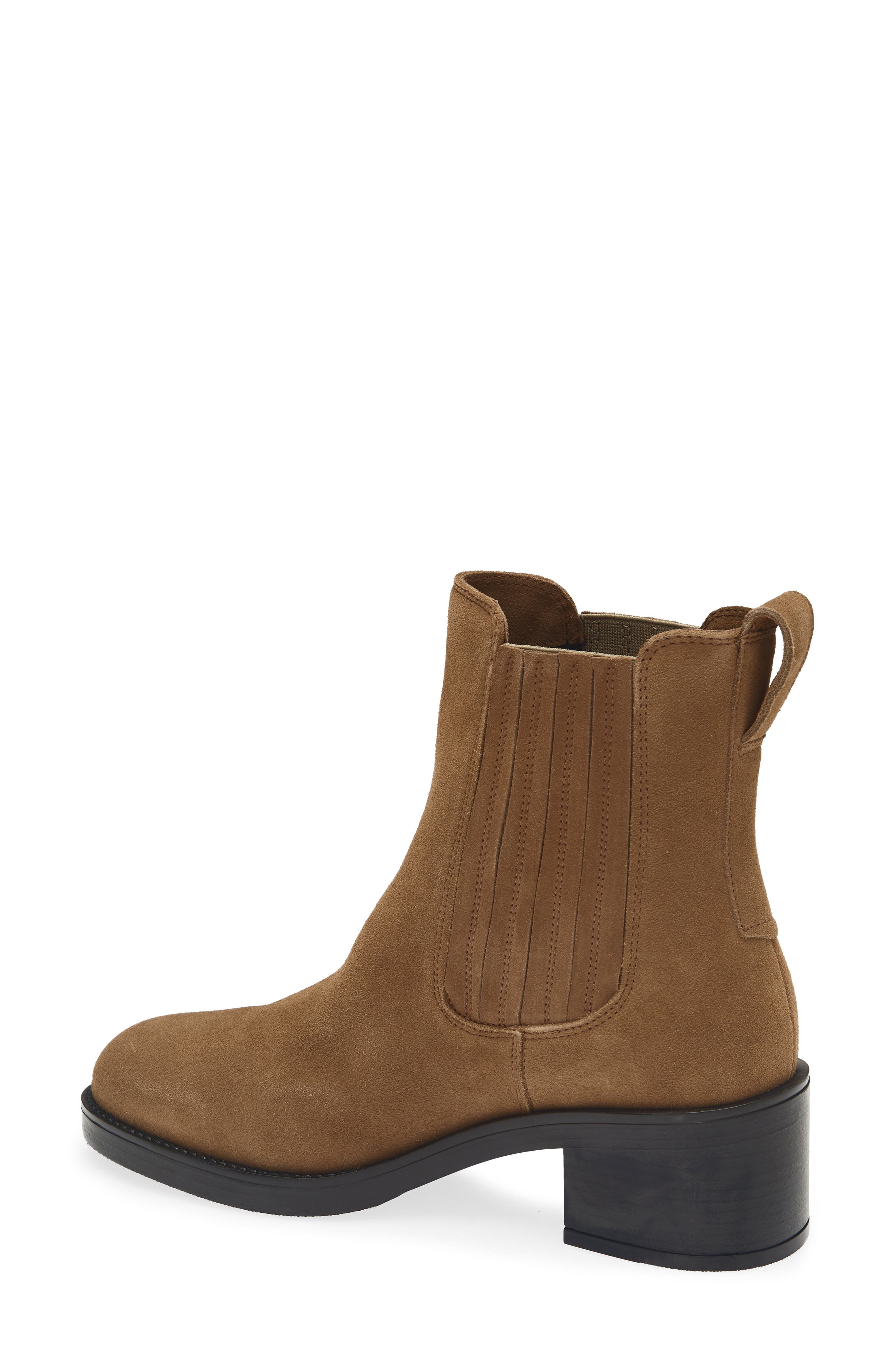 Walf City Dry™ Leather Chelsea Boot, Alternate, color, TOAST SUEDE