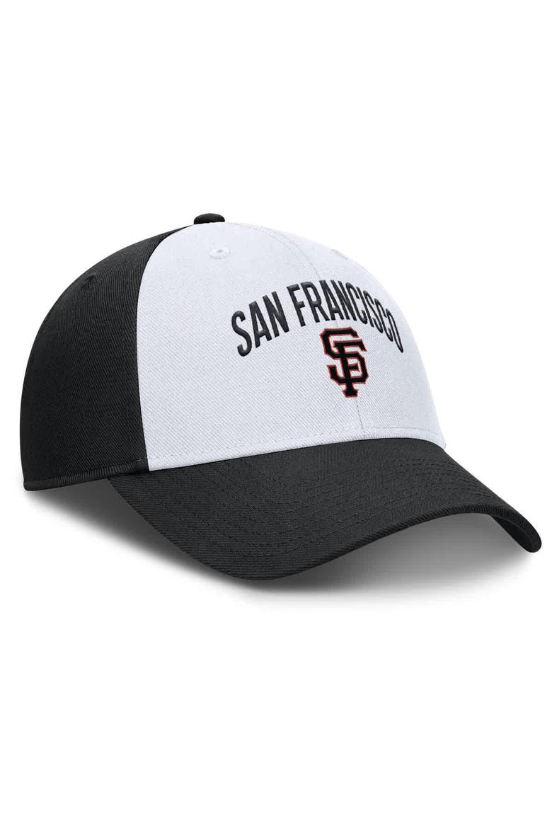 Men's Nike White/Black San Francisco Giants Club Performance Adjustable Hat, Alternate, color, White