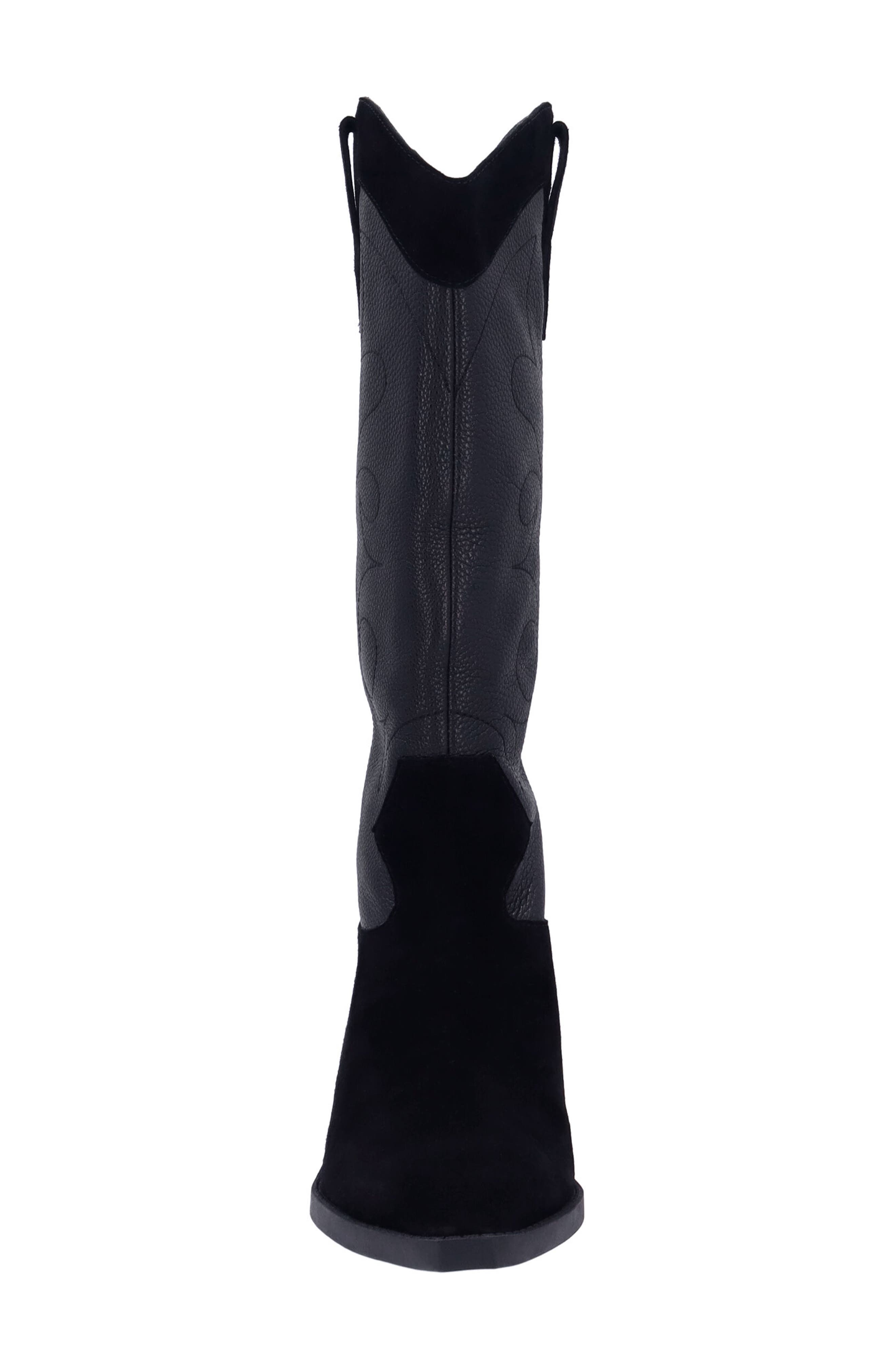 L'Amour des Pieds Veera Western Boot, Alternate, color, Black