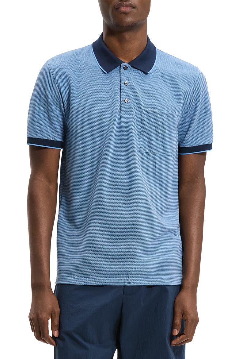 Bird's Eye Polo, Main, color, CRISP BLUE MULTI - 2RP