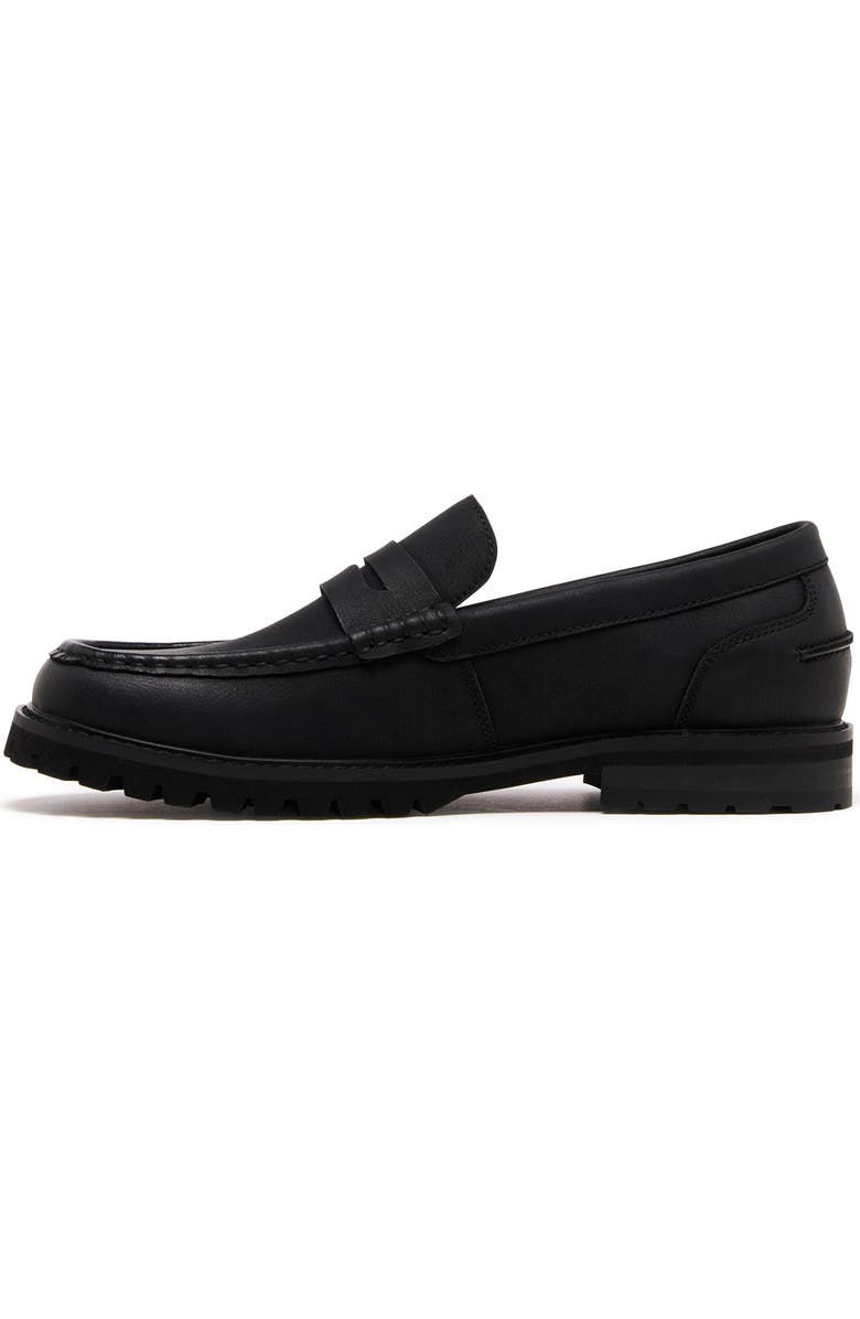 Uncut Hackney Loafer, Alternate, color, Black Pu