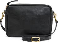 Clare V. Midi Sac Petit Caviar Leather Crossbody Bag