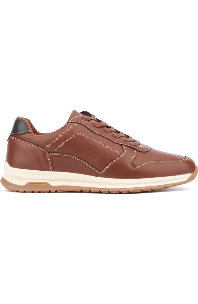 NEW YORK AND COMPANY Haskel Low Top Sneaker, Alternate, color, Brown