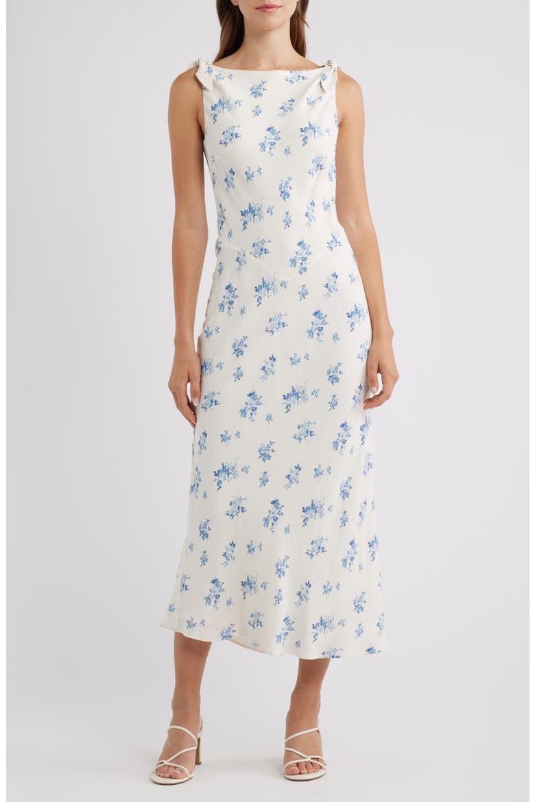 Sorrel Floral Midi Dress, Main, color, DELICACY