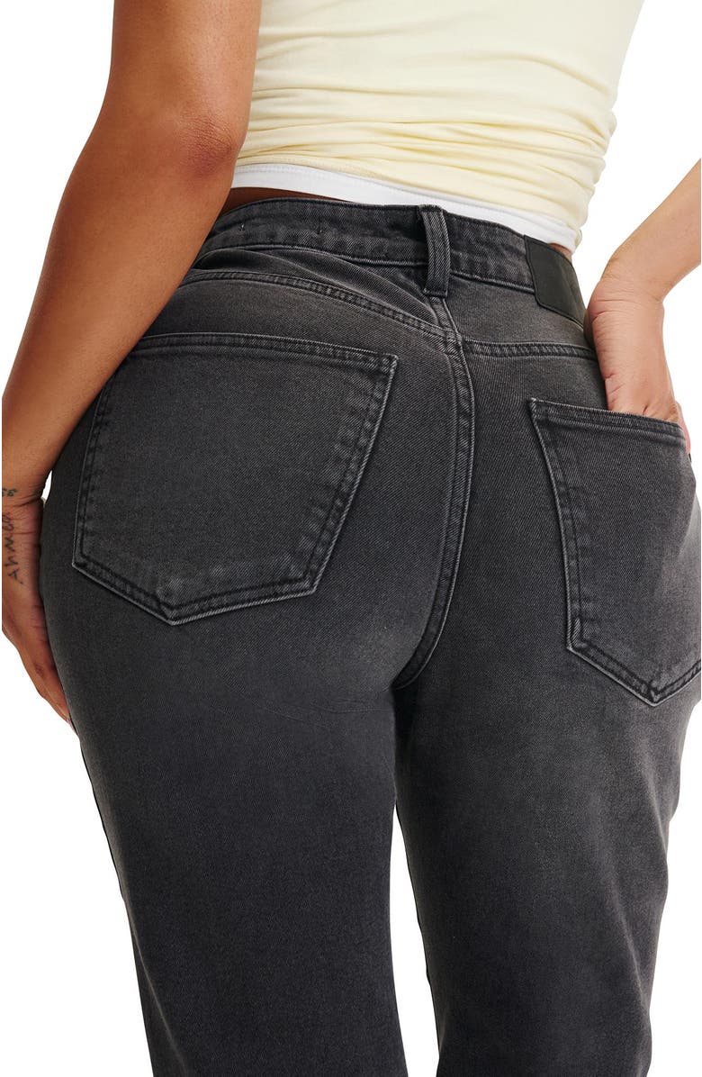 Cotton On Women's Curvy Flare Jean, Alternate, color, Onyx Black