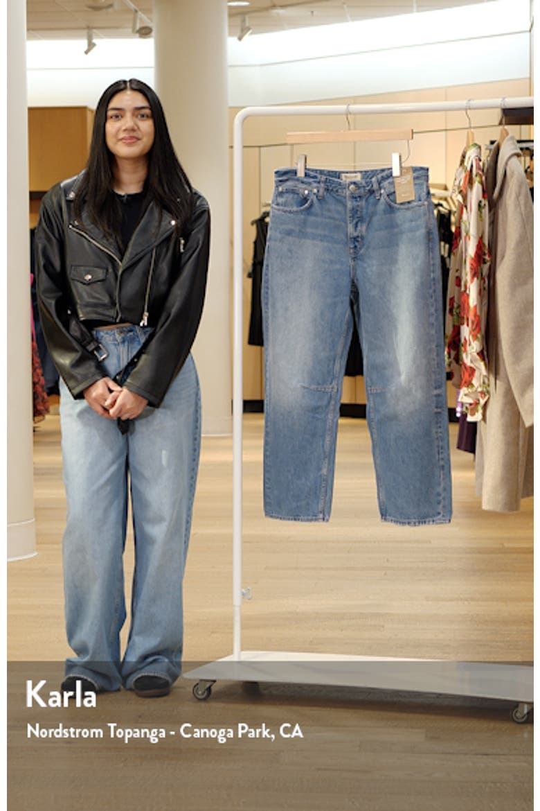 The Darted Barrel Leg Jeans video