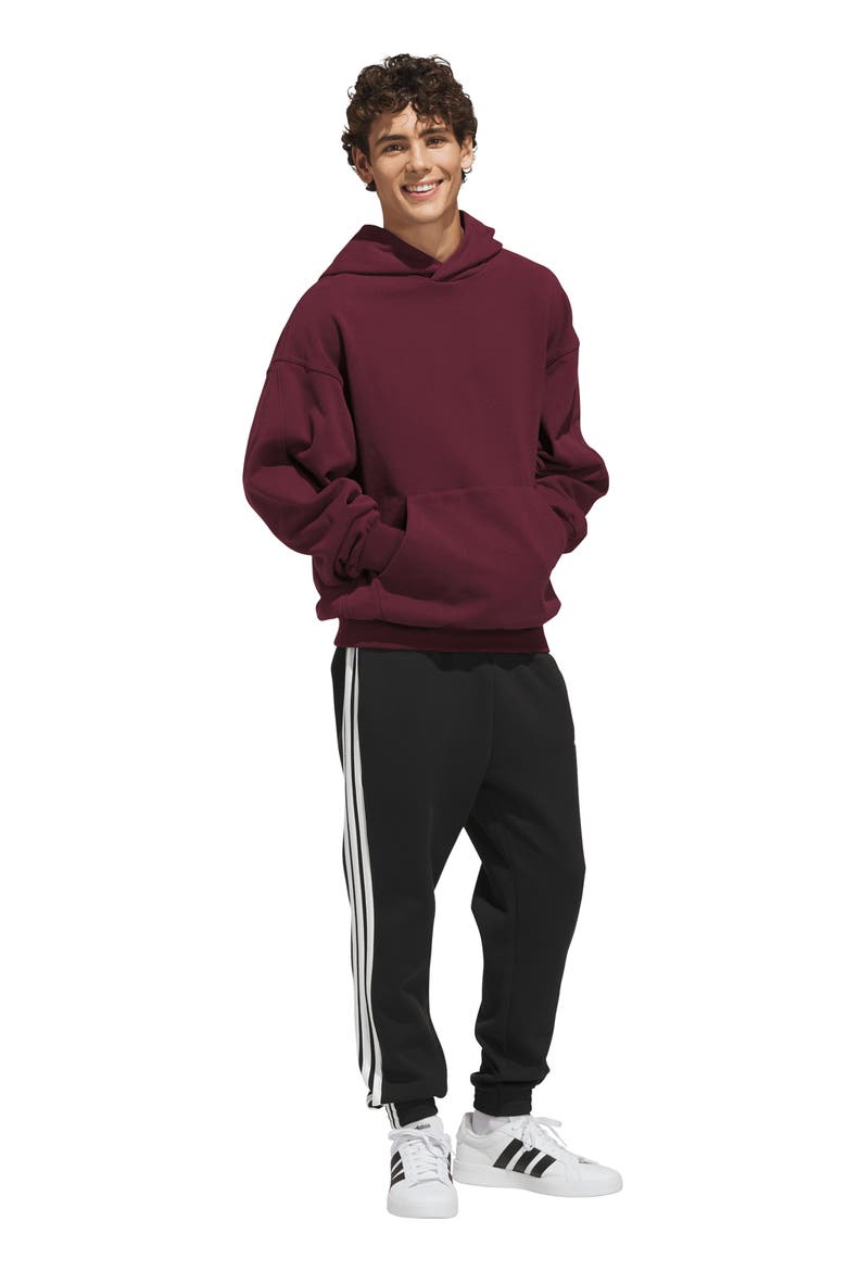 Cotton Pullover Hoodie, Alternate, color, MAROON