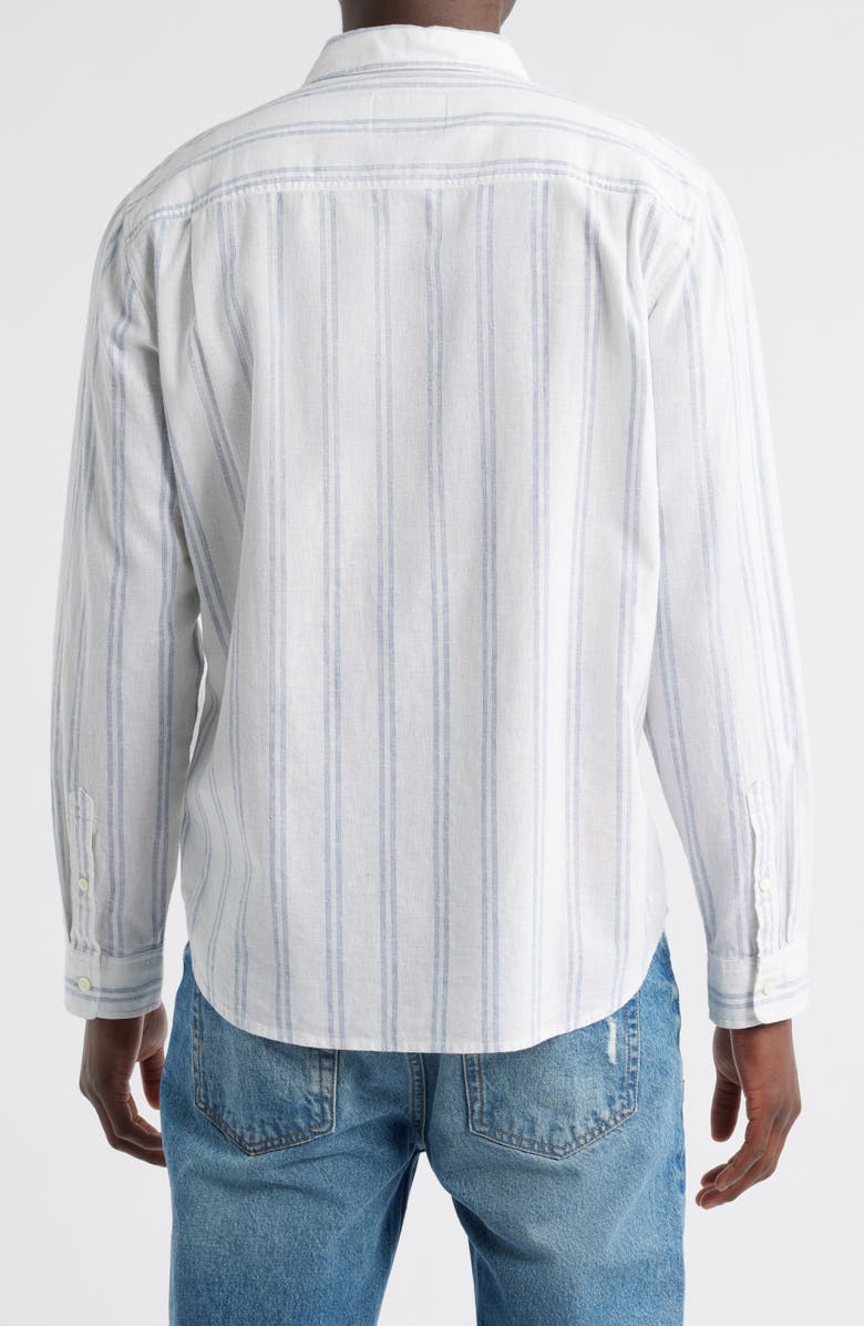Rails Clyde Stripe Hemp & Cotton Button-Up Shirt, Alternate, color,