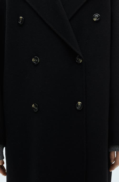 MANGO MANGO HANDMADE OVERSIZE WOOL BLEND COAT 