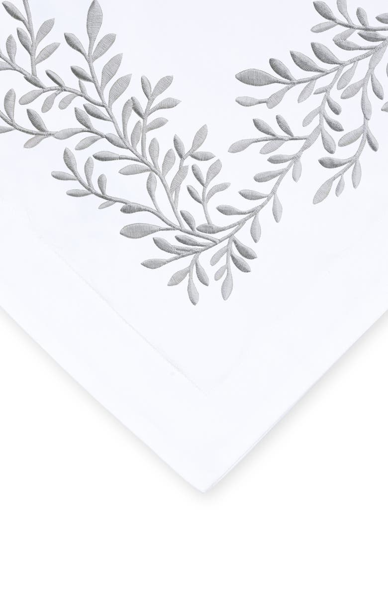 MELANGE HOME 600 Thread Count Cotton Floral Pillow Shams - Set of 2, Alternate, color, Grey