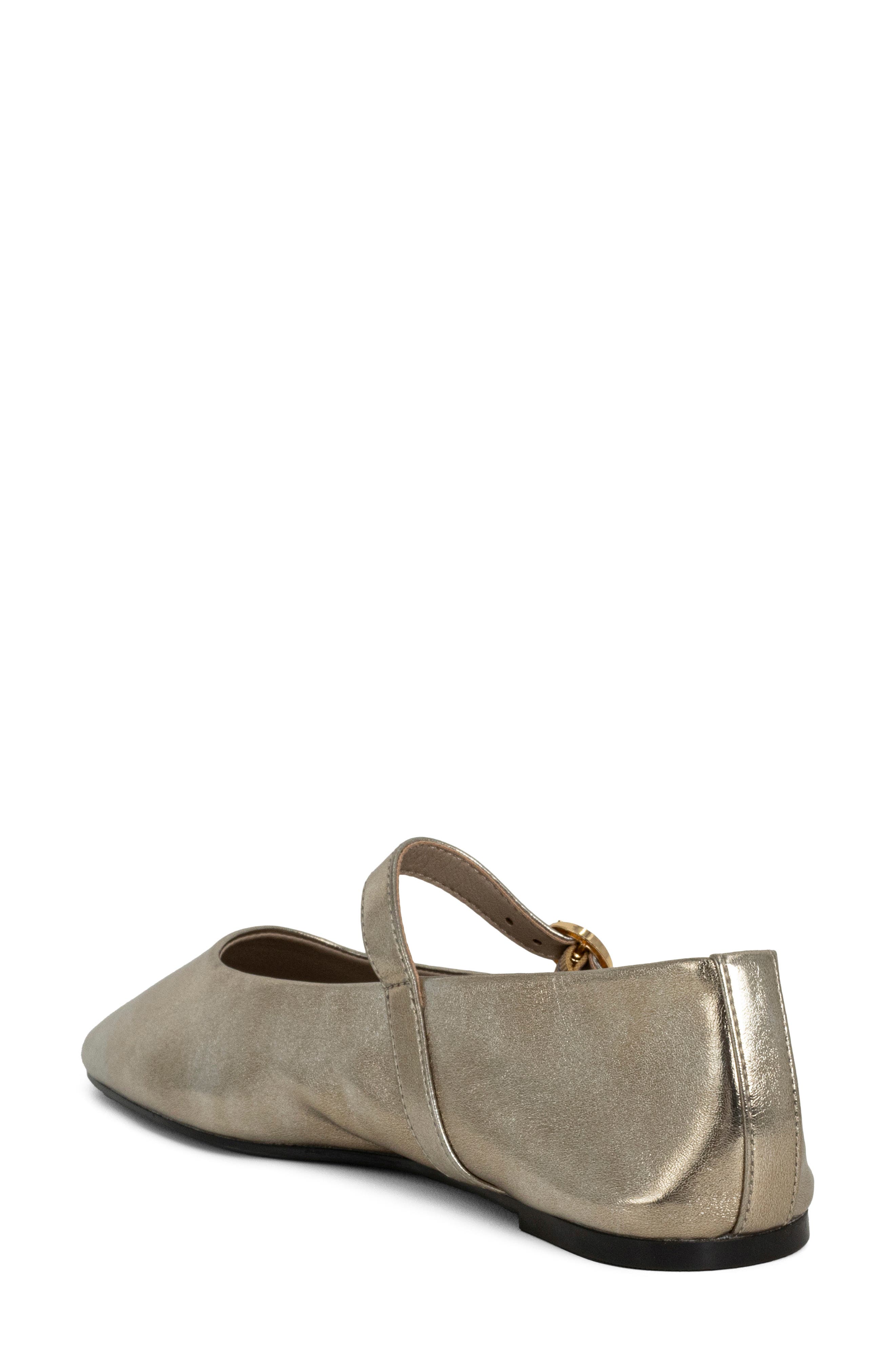 SHUSHOP Annabelle Mary Jane Flat, Alternate, color, Gold