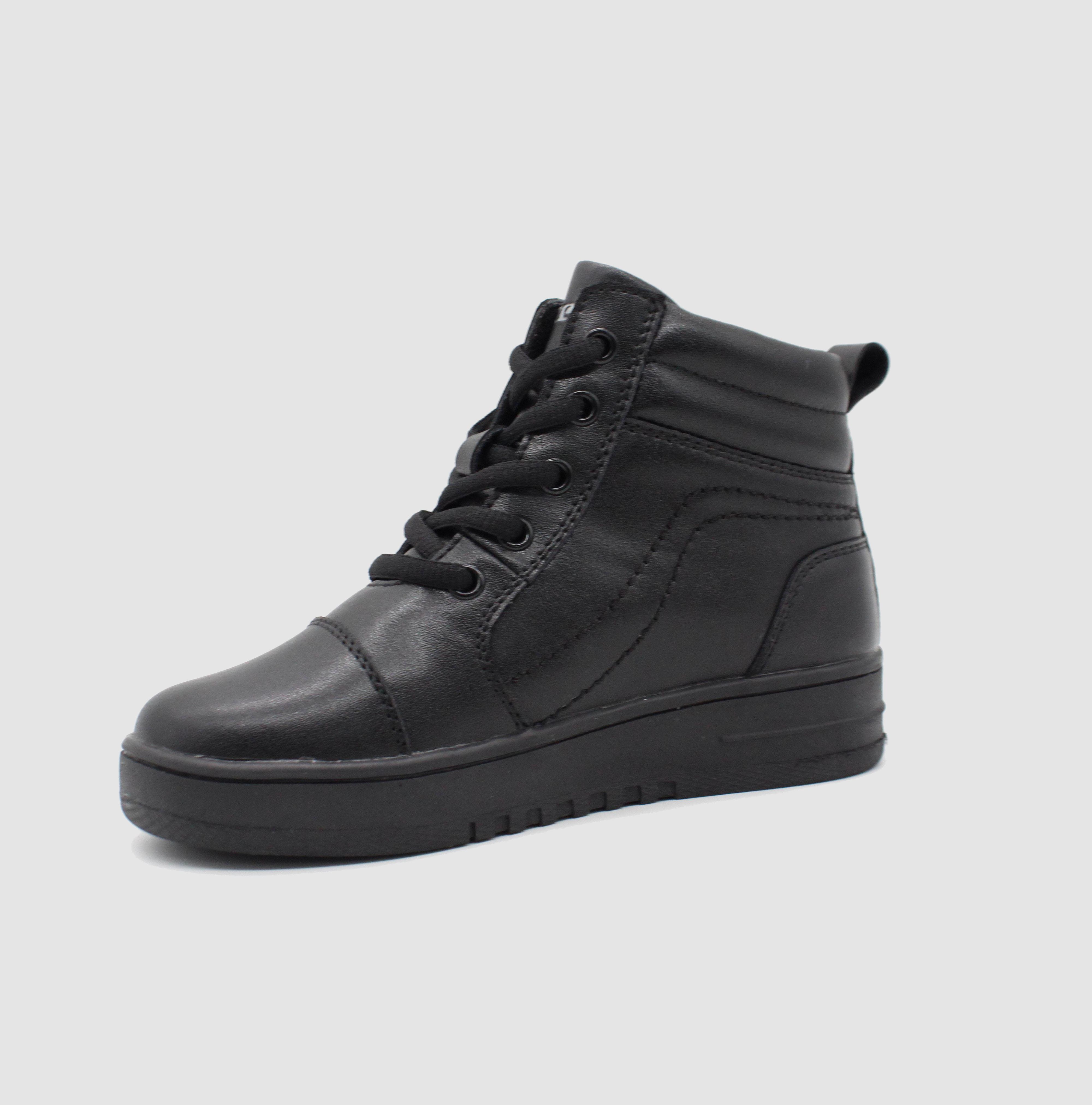 DrD Kids Footwear Rodeo sneaker, Alternate, color, Black Leather