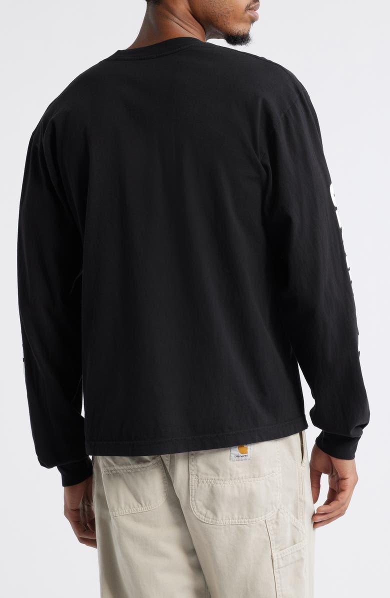 PLEASURES Impact Staff Long Sleeve Cotton Graphic T-Shirt, Alternate, color, 