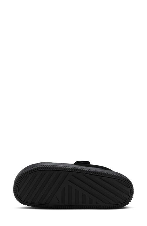Nike Touch-strap Platform Sandals In Black