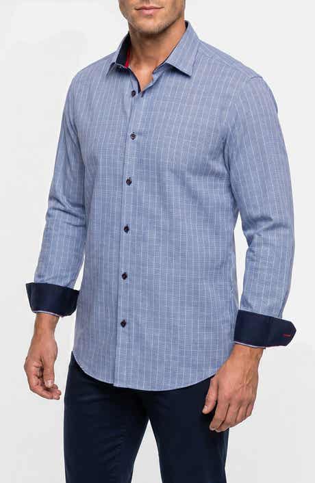 Check Long Sleeve Button Up Shirt