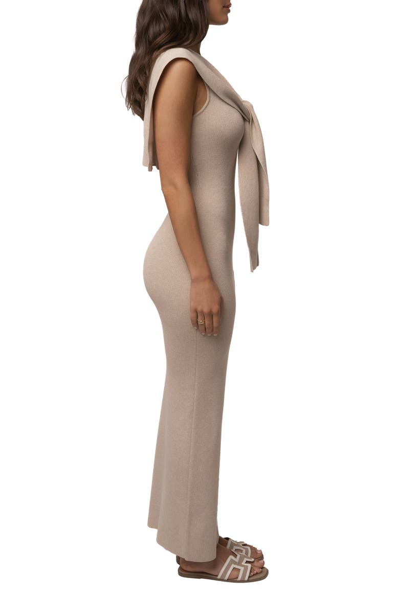 Florence Knit Maxi Dress, Alternate, color, Oatmeal
