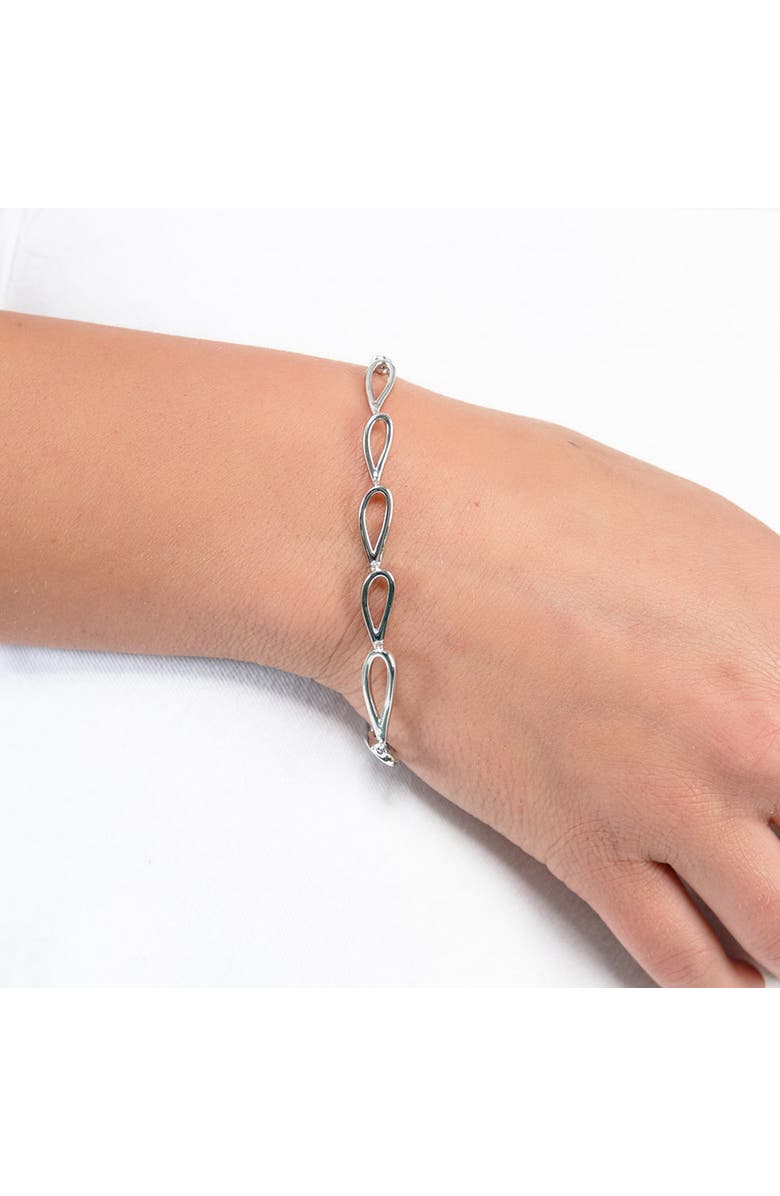 Lucy Quartermaine Petal Bracelet, Alternate, color, Sterling Silver