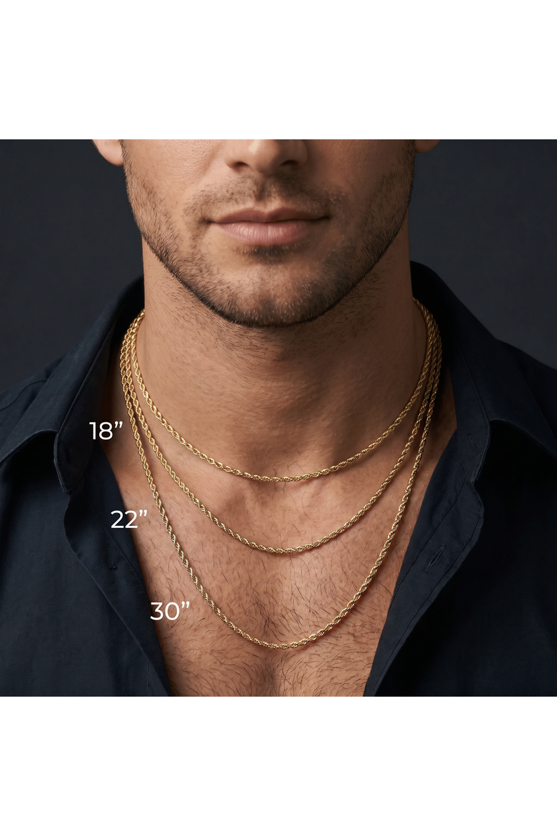 Men's 14k Gold Filled 6-mm Rope Chain Necklace, Alternate, color, 14k Yellow Gold